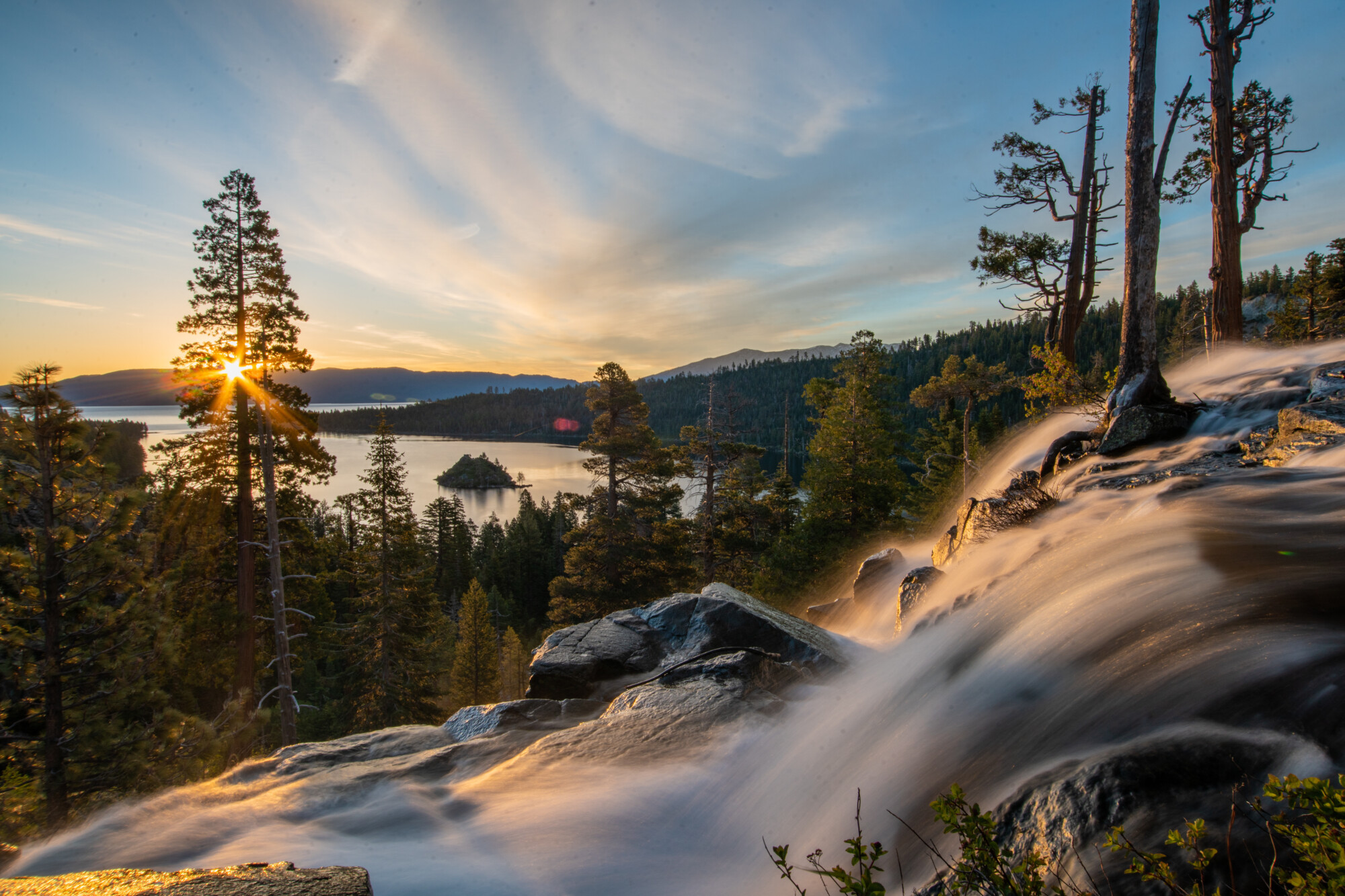 View from Eagle Falls, Lake Tahoe (sun rise)
