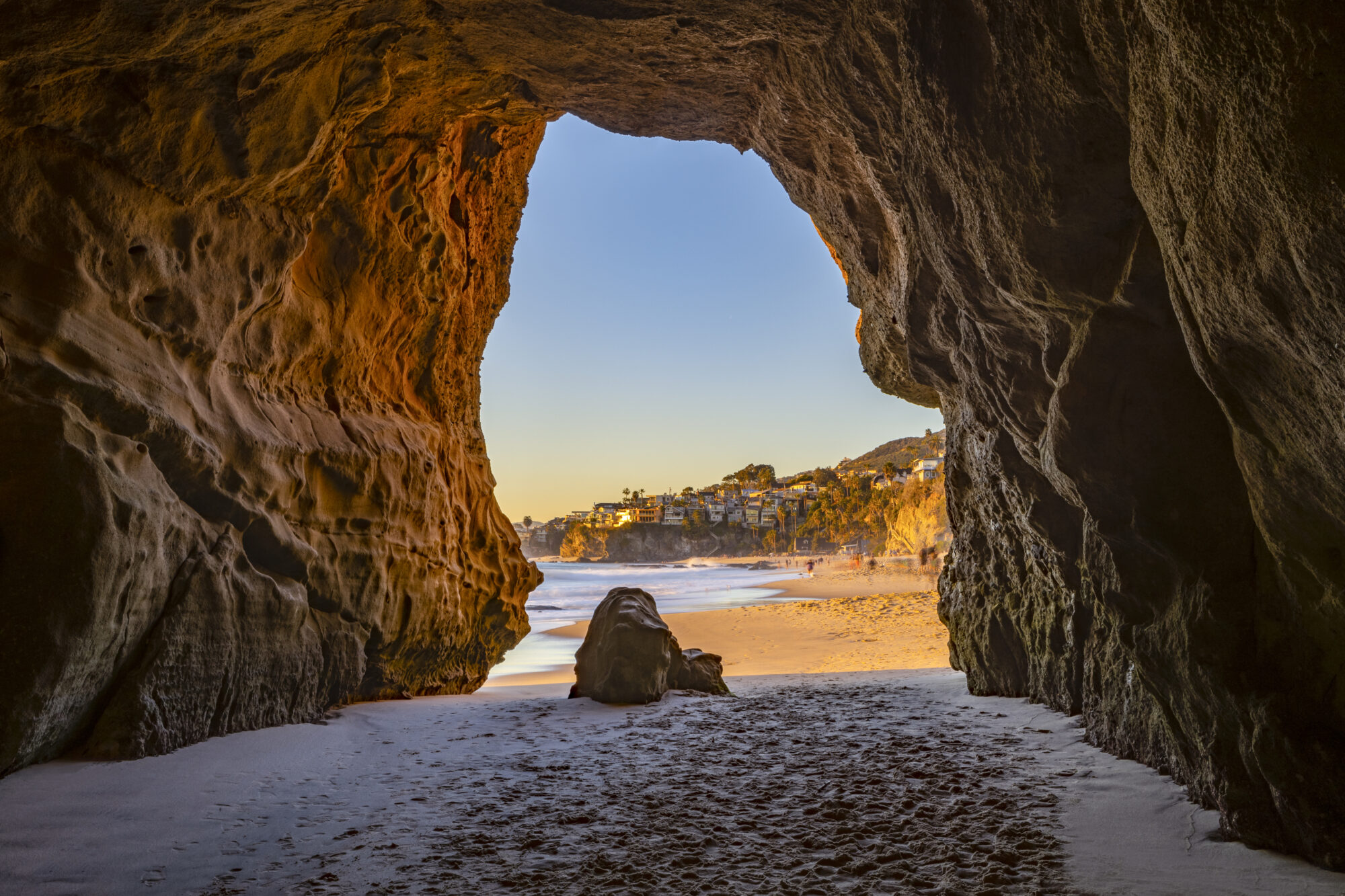 Cave Opening to Beach