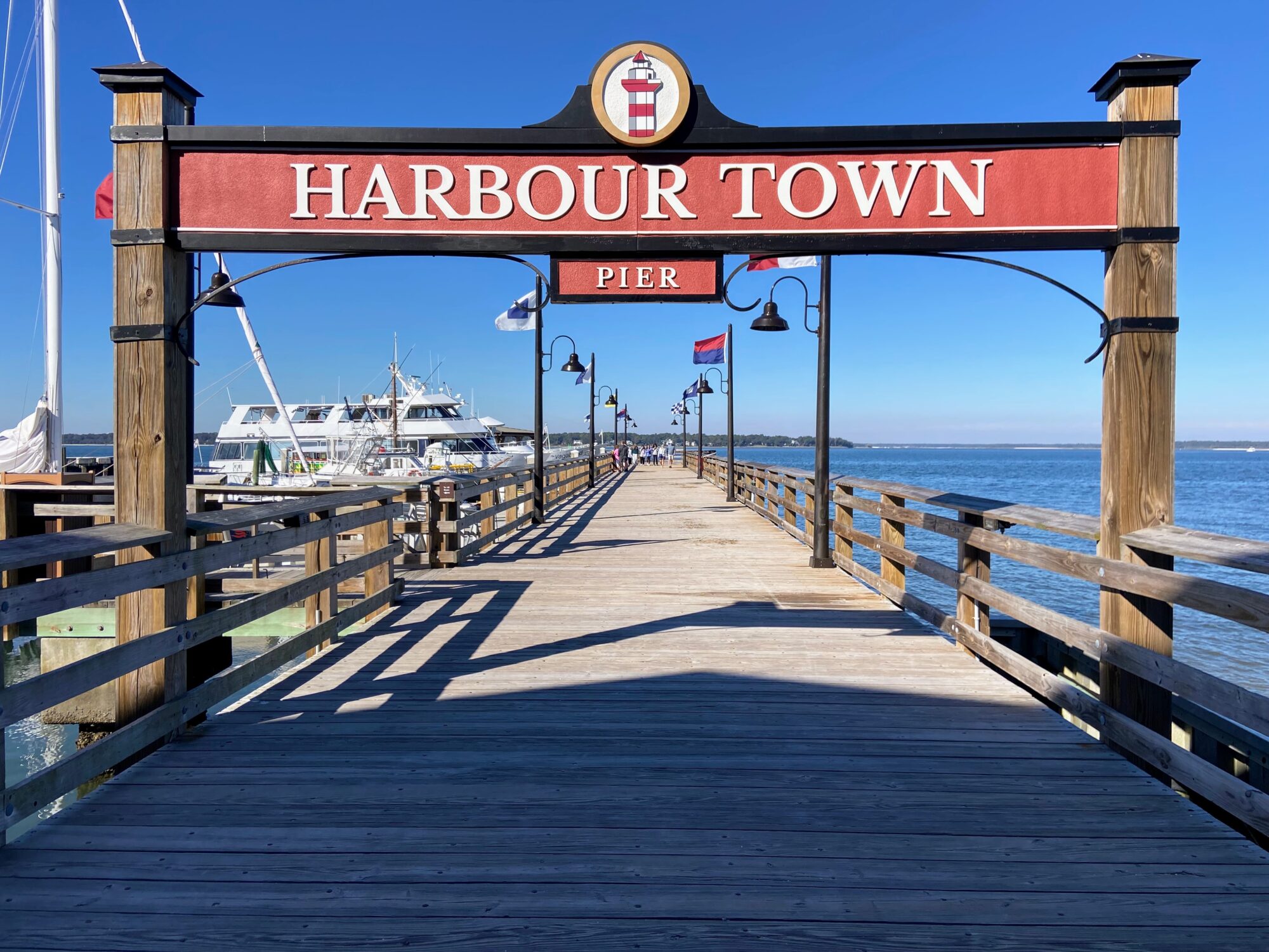 Harbour Town Pier in Hilton Head Island, South Carolina