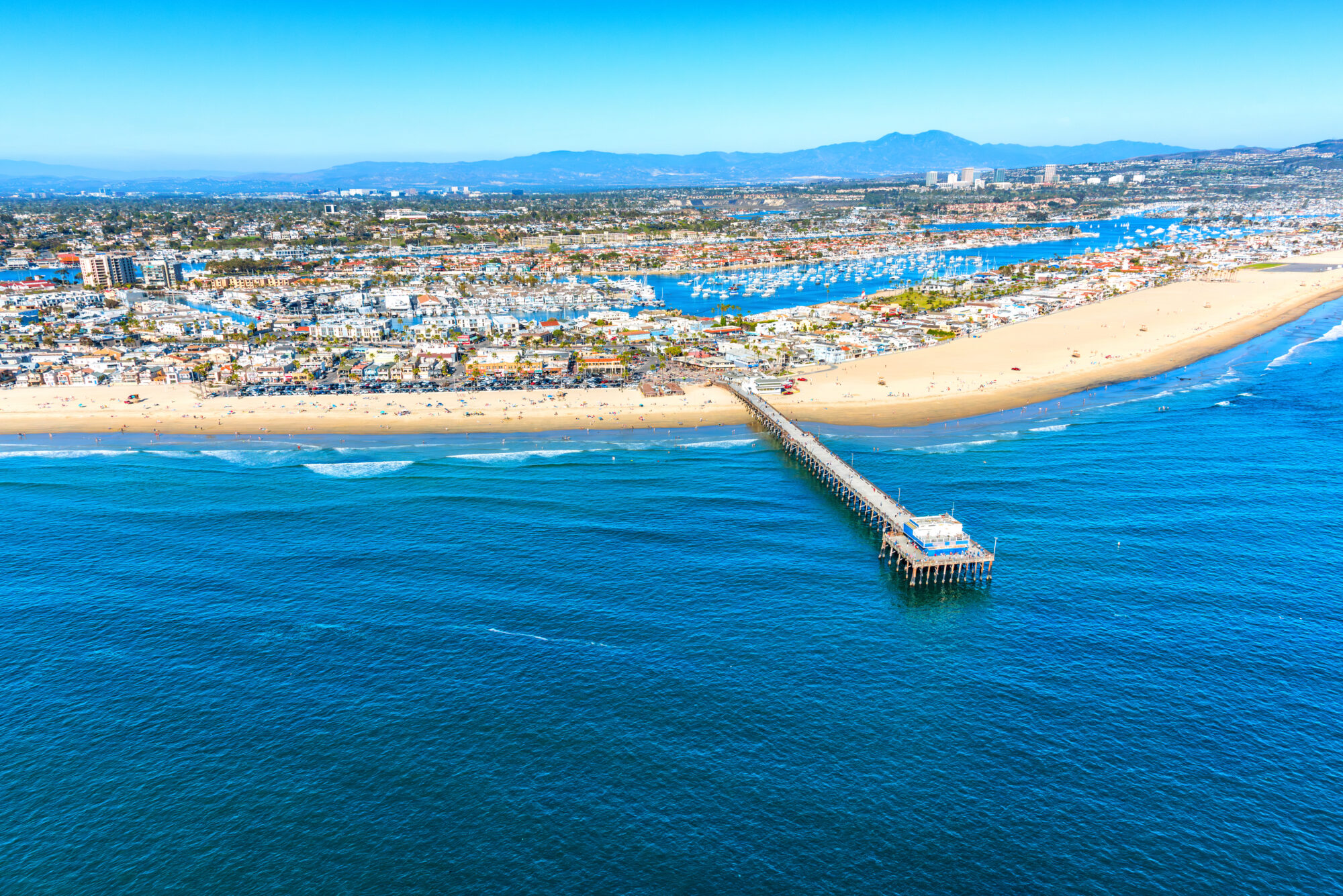 Newport Beach California Aerial